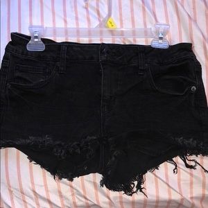 Black American Eagle Shorts